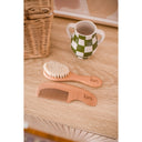 Wooden Baby Brush + Comb Set-Kiin Baby- Tiny Trader - Gold Coast Baby Shop