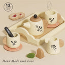 Wooden Tea Set & Tray-Le Toy Van- Tiny Trader - Gold Coast Baby Shop